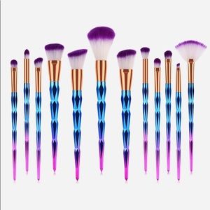 🔥FINAL SALE 🔥 12 pcs ombré makeup brush set